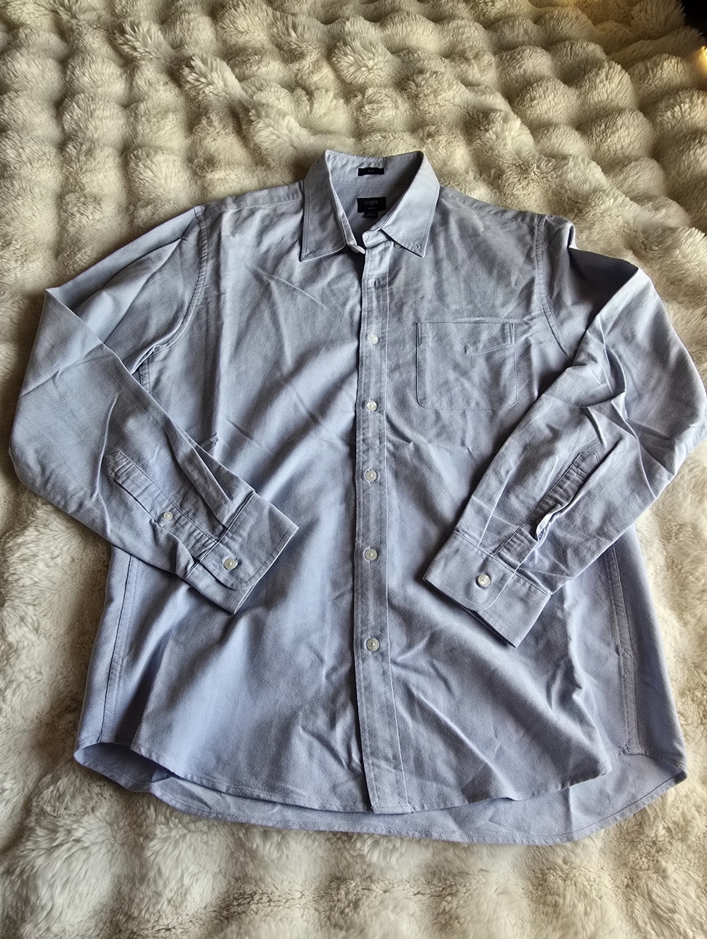 J. Crew Light Blue Button-Up Dress Shirt